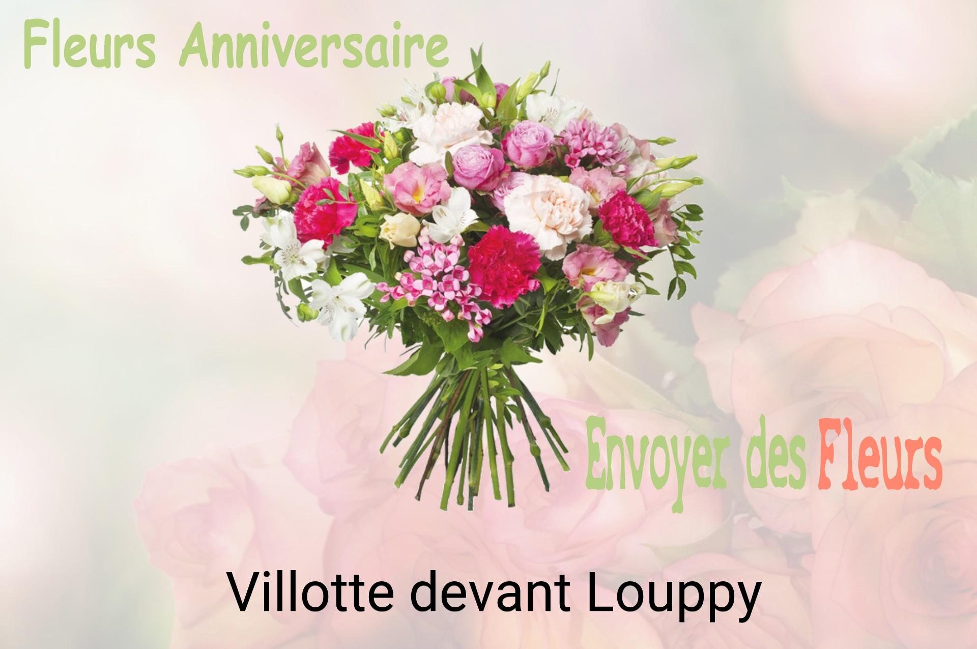 Bouquet de fleurs d’anniversaire livré à Villotte-devant-Louppy
