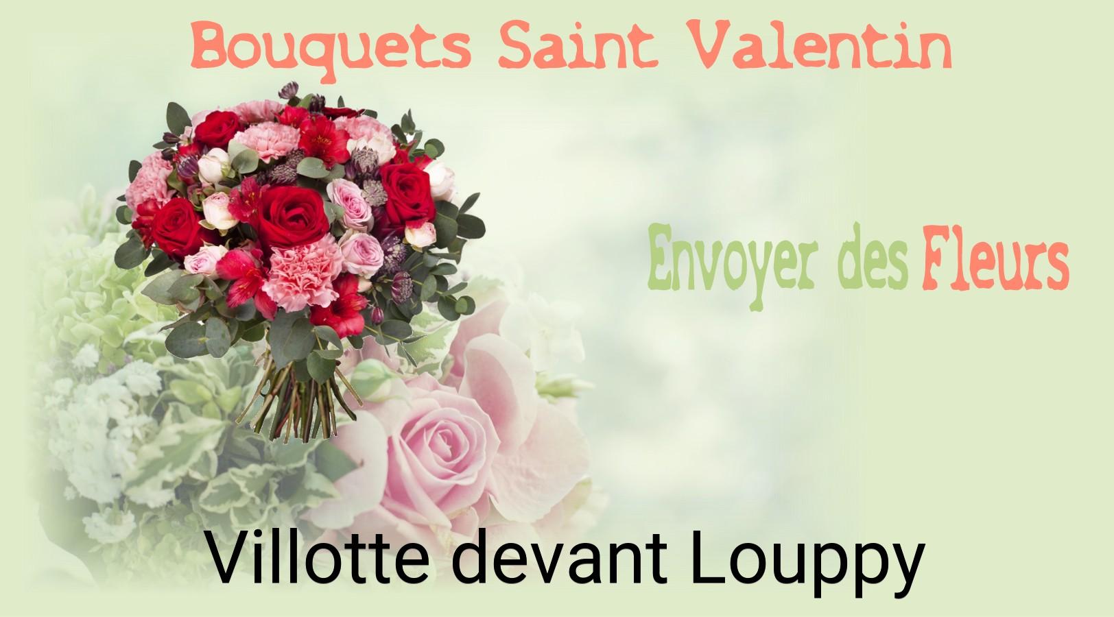 Roses de Saint-Valentin livrées à Villotte-devant-Louppy